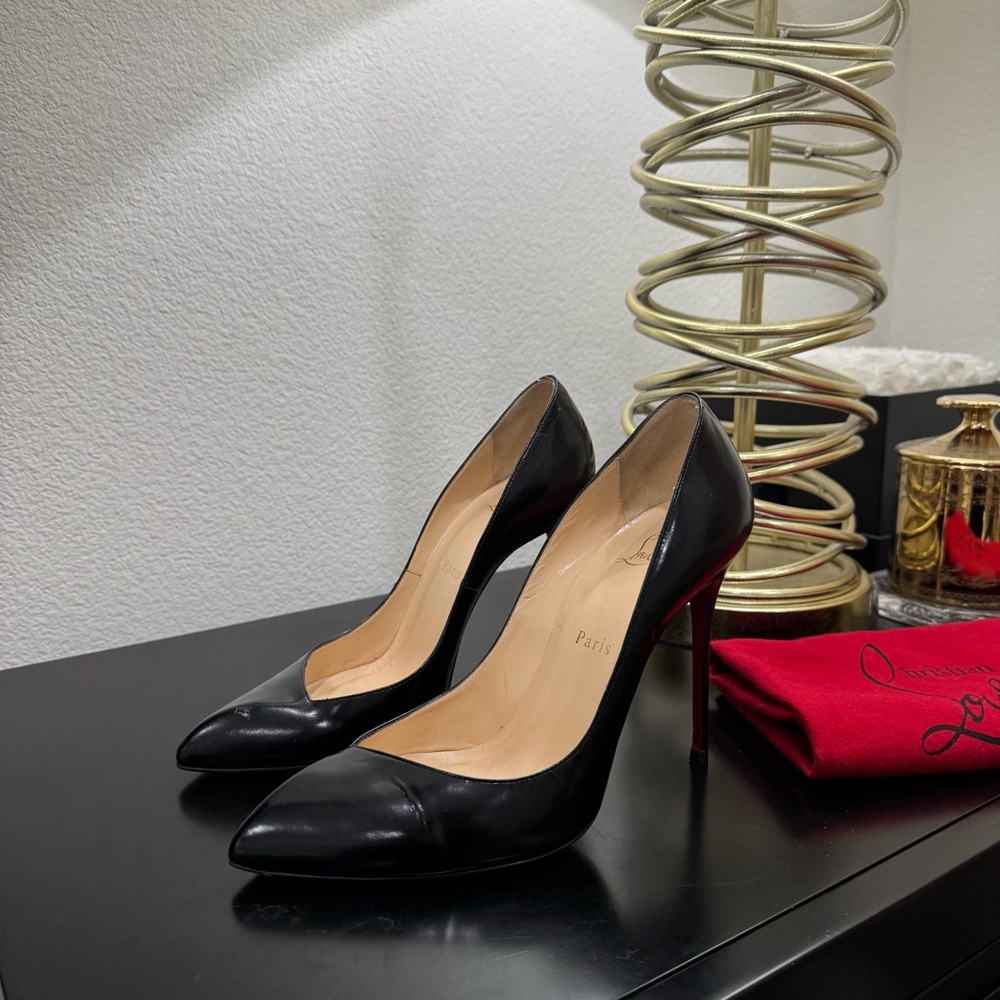 Christian Louboutin Corneille 100 Leather Black 38